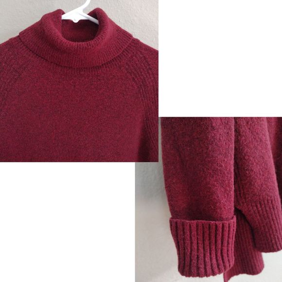 J.Crew Women’s Sweater Halter Neck Size XS Long Sleeves Winter Red Sweaters - Picture 9 of 9